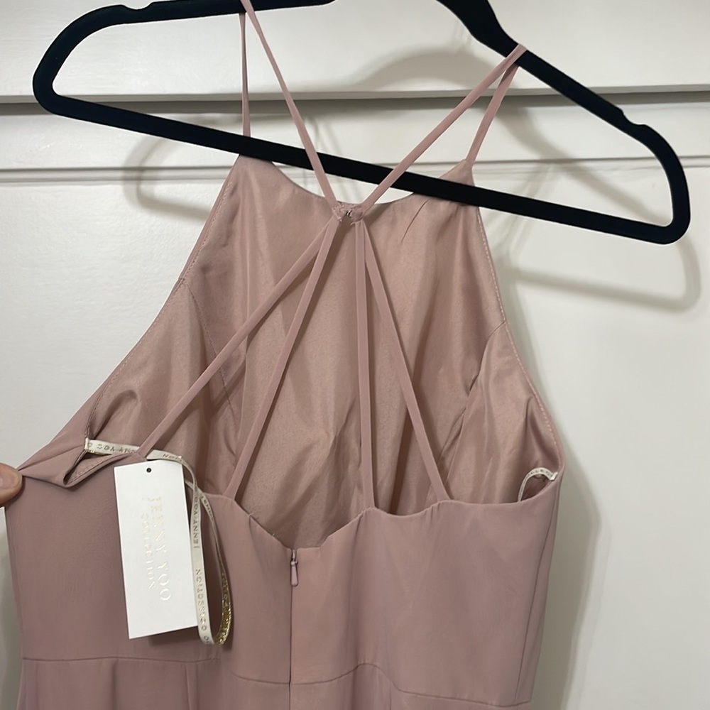 Jenny Yoo - Whipped Apricot Luxe Chiffon- Kayla -size 6 - Picture 2 of 3